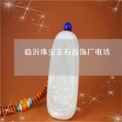 快速聯系臨沂珠寶玉石首飾廠 緊急與常規通訊指南